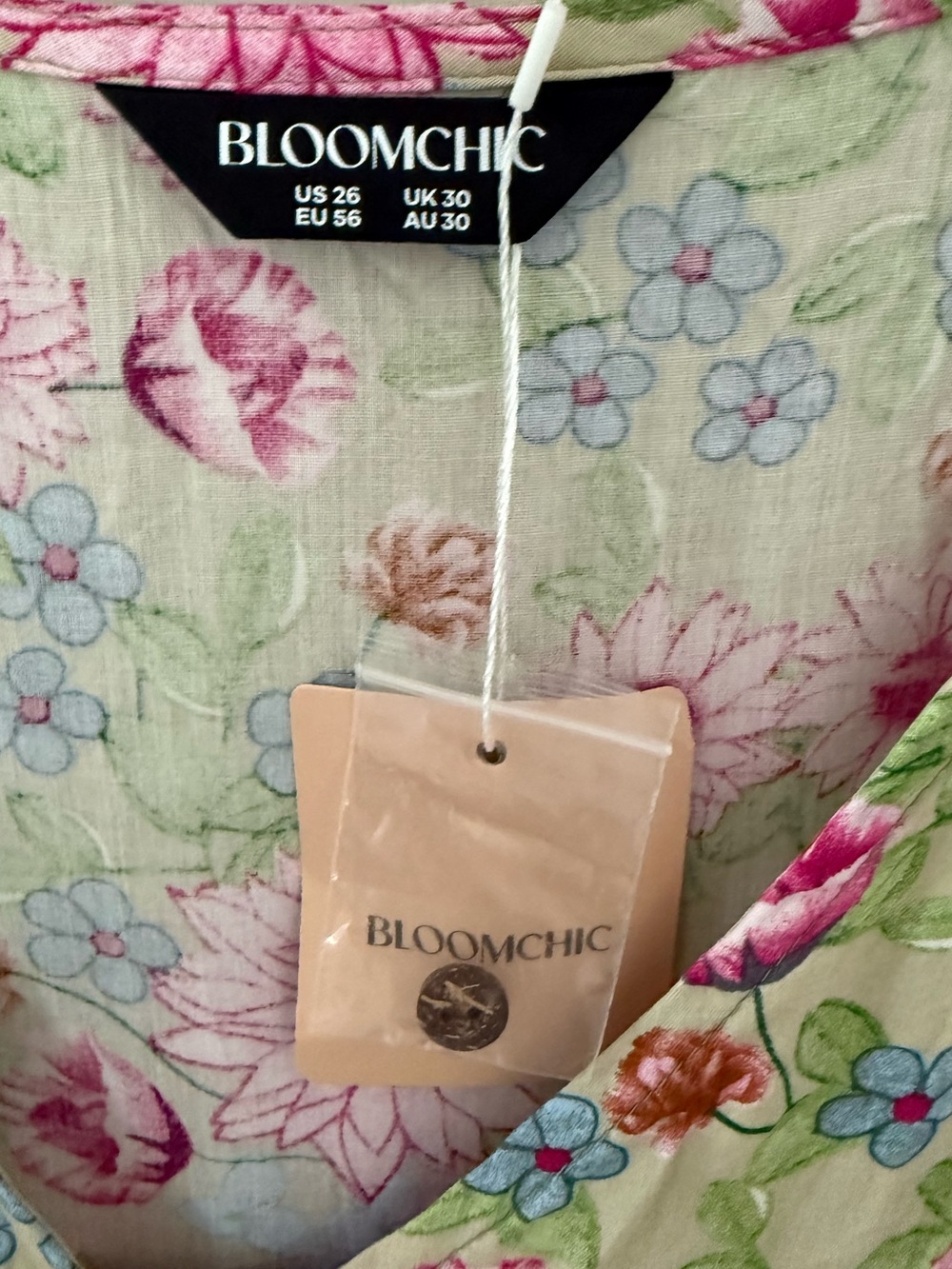Bloomchic Romantic Floral Tea Party Pocketed Maxi Dress - Picture 5 of 7